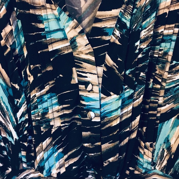 Style&Co. career short sleeve top Sz. 1X - Picture 2 of 4